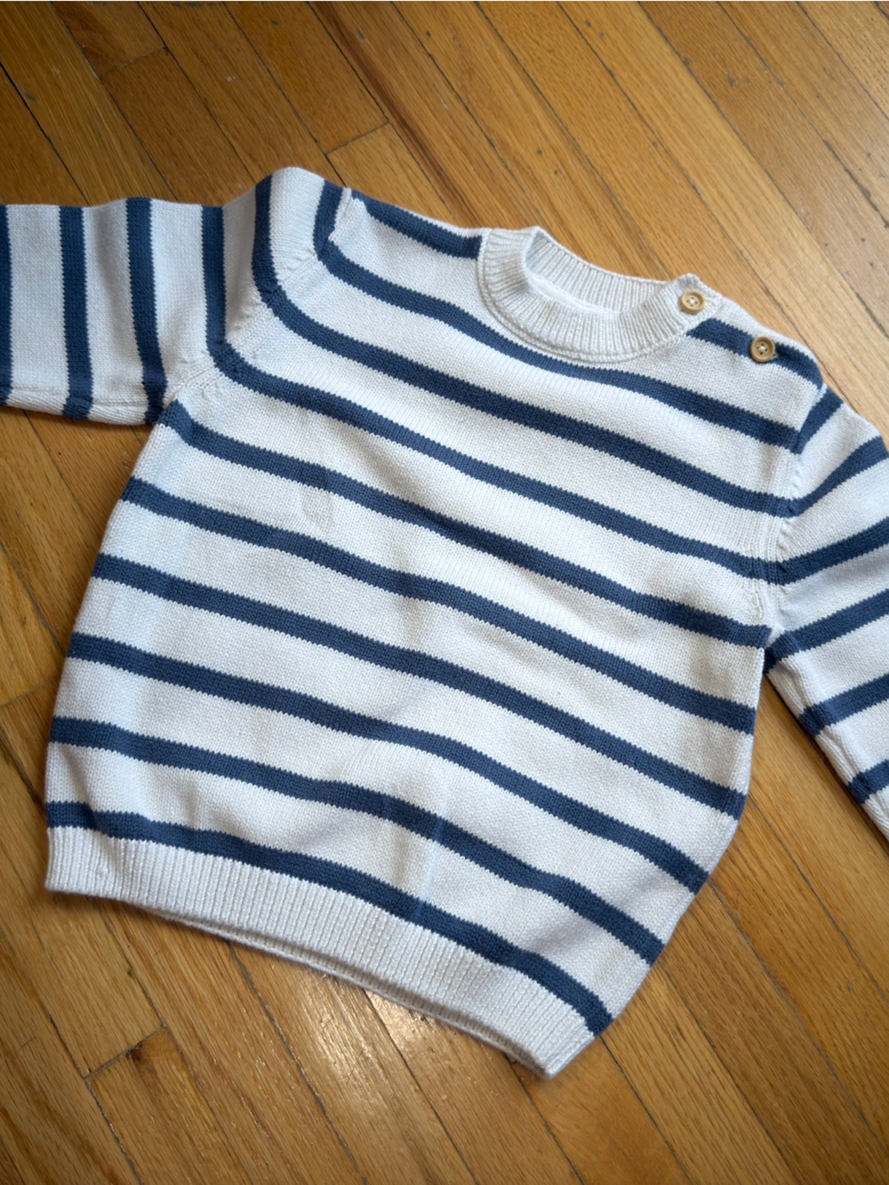 Mango Infants Striped Navy and White Sweater 18-24 Months